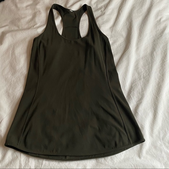 Lululemon green racerback tank top - Picture 3 of 3